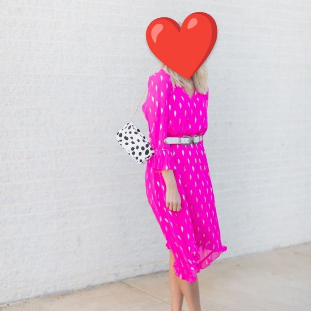 Lilly Pulitzer Hot Pink Silk Dress XS